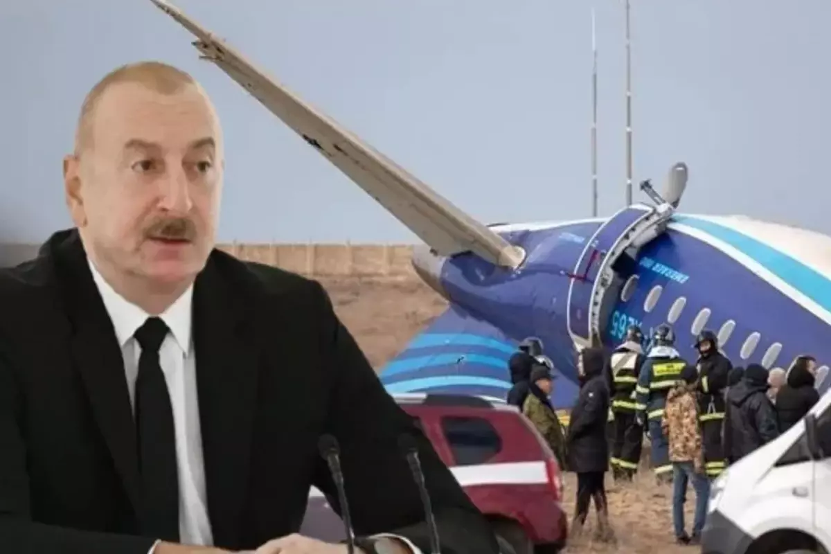 Aliyev, Azerbaycan uçağının neden düştüğünü açıklayıp tazminat istedi