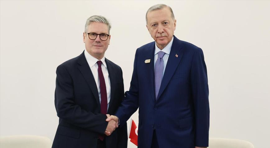 Cumhurbaşkanı Erdoğan İngiltere Başbakanı ile görüştü! Gündem Gazze
