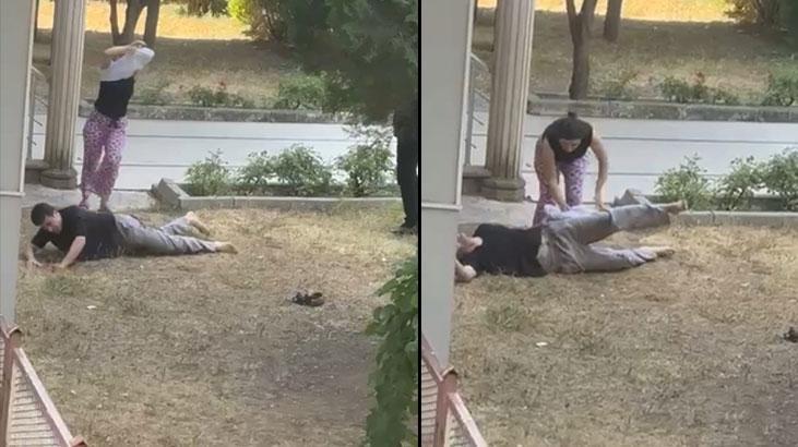 Silahlı saldırıya uğrayan adamı gören kadının kahramanlığı takdir topladı